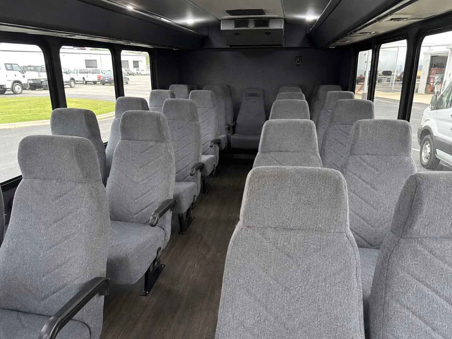 15 passenger minibus interior