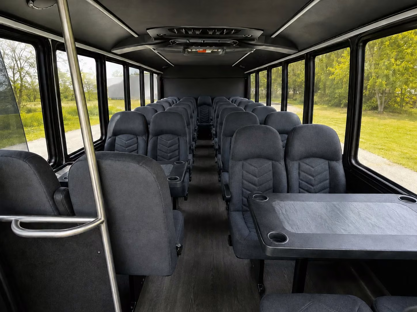 18 passenger minibus inside