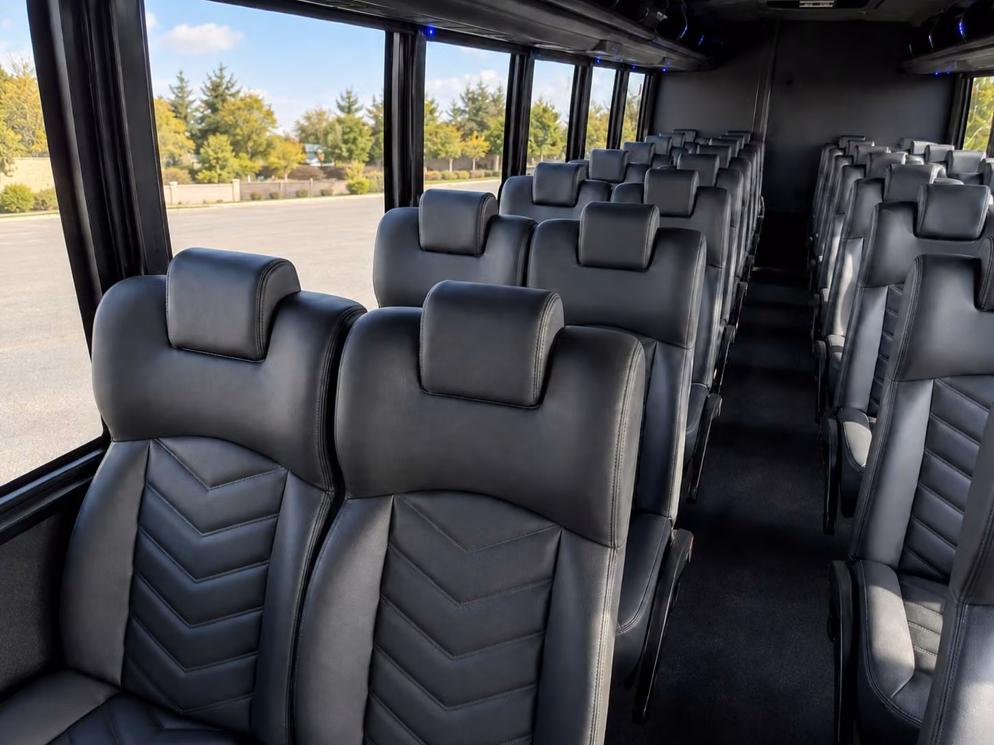 20 passenger minibus interior