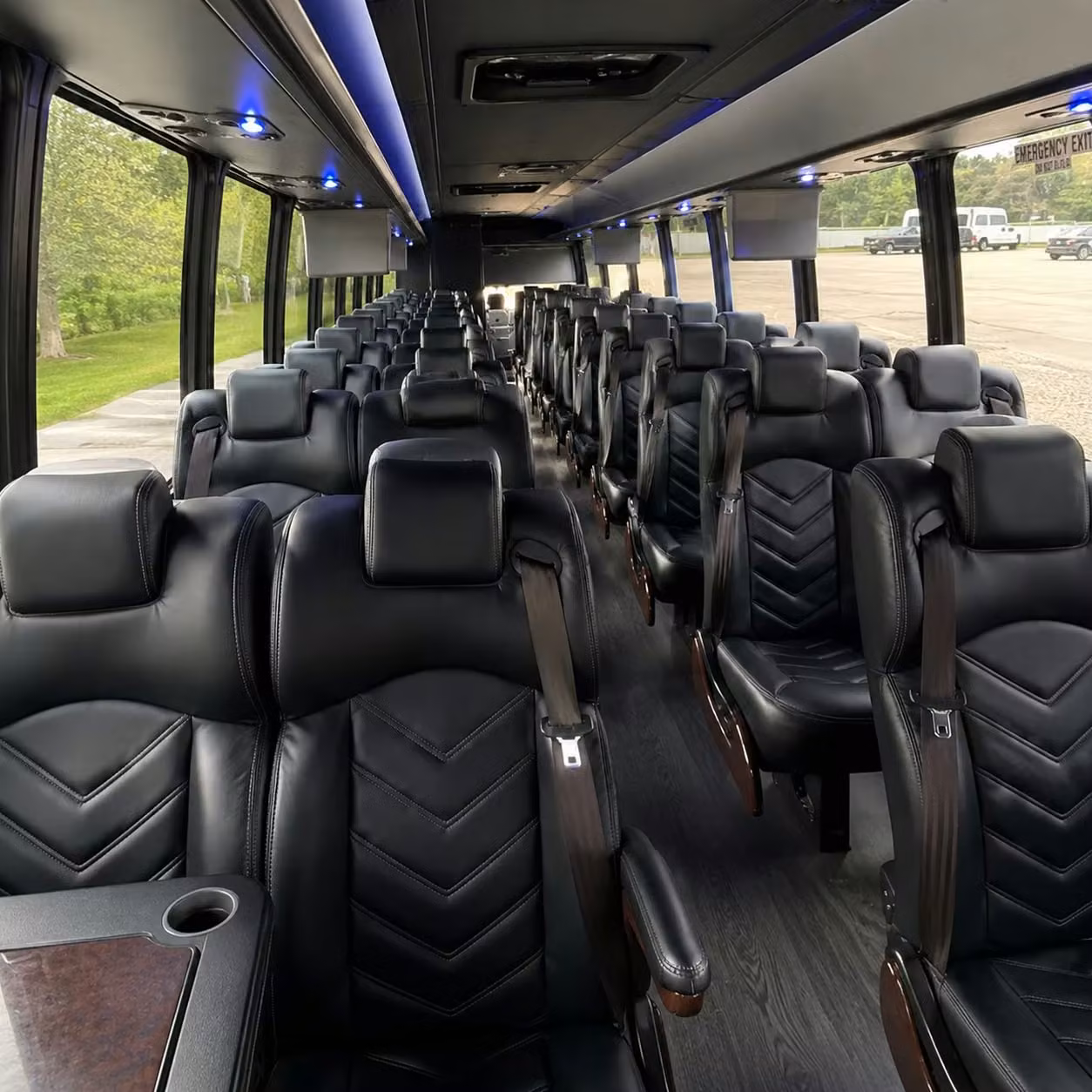 30 passenger minibus inside