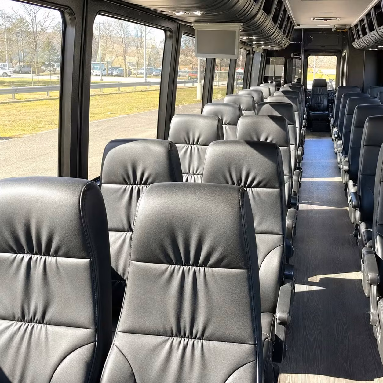 35 passenger minibus inside