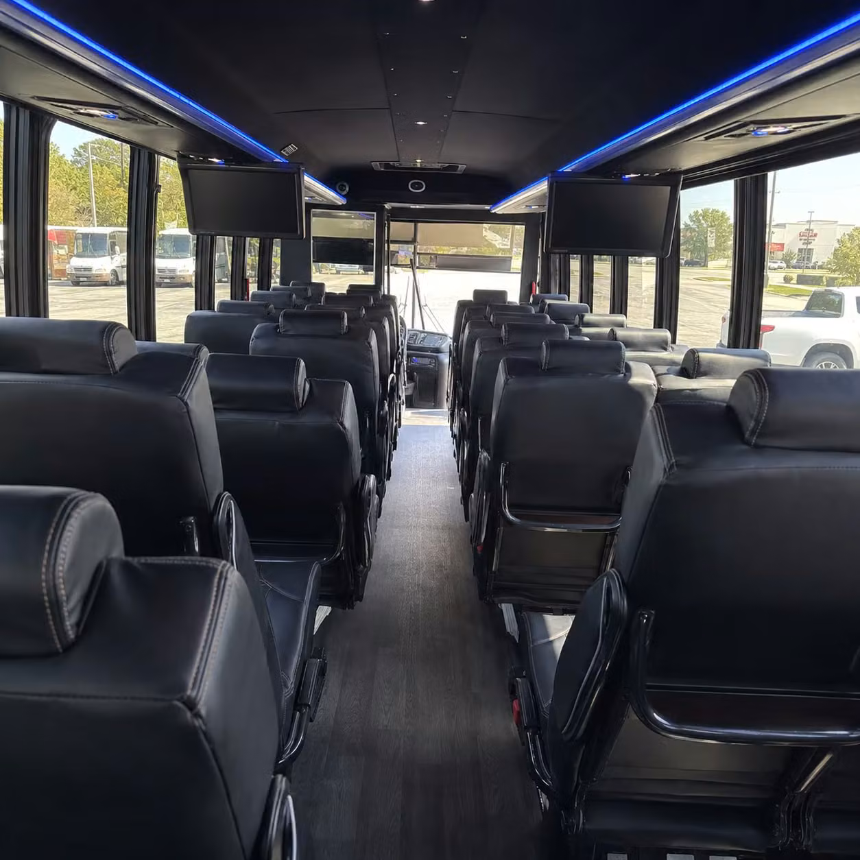 35 passenger minibus interior