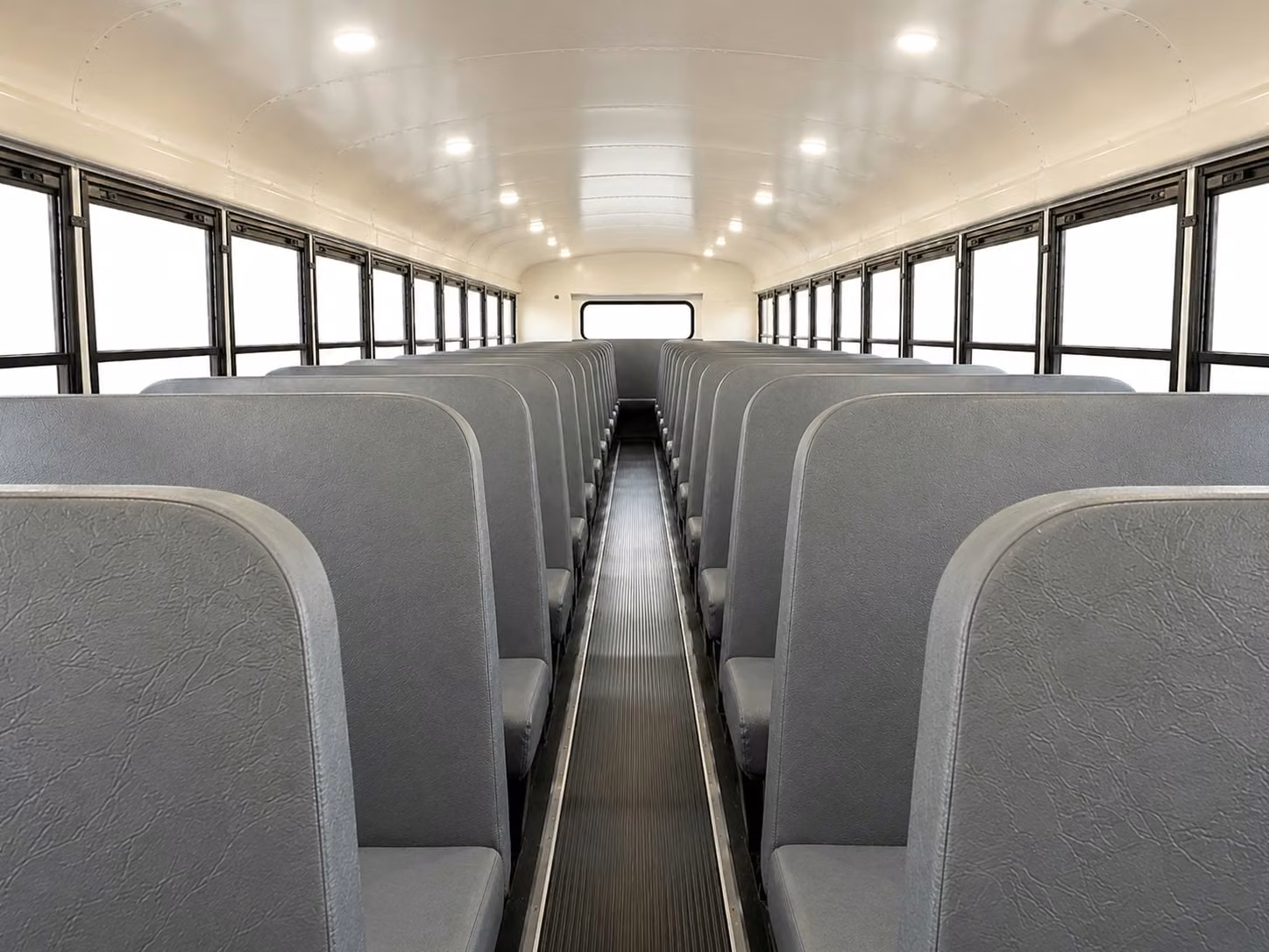 school bus inside