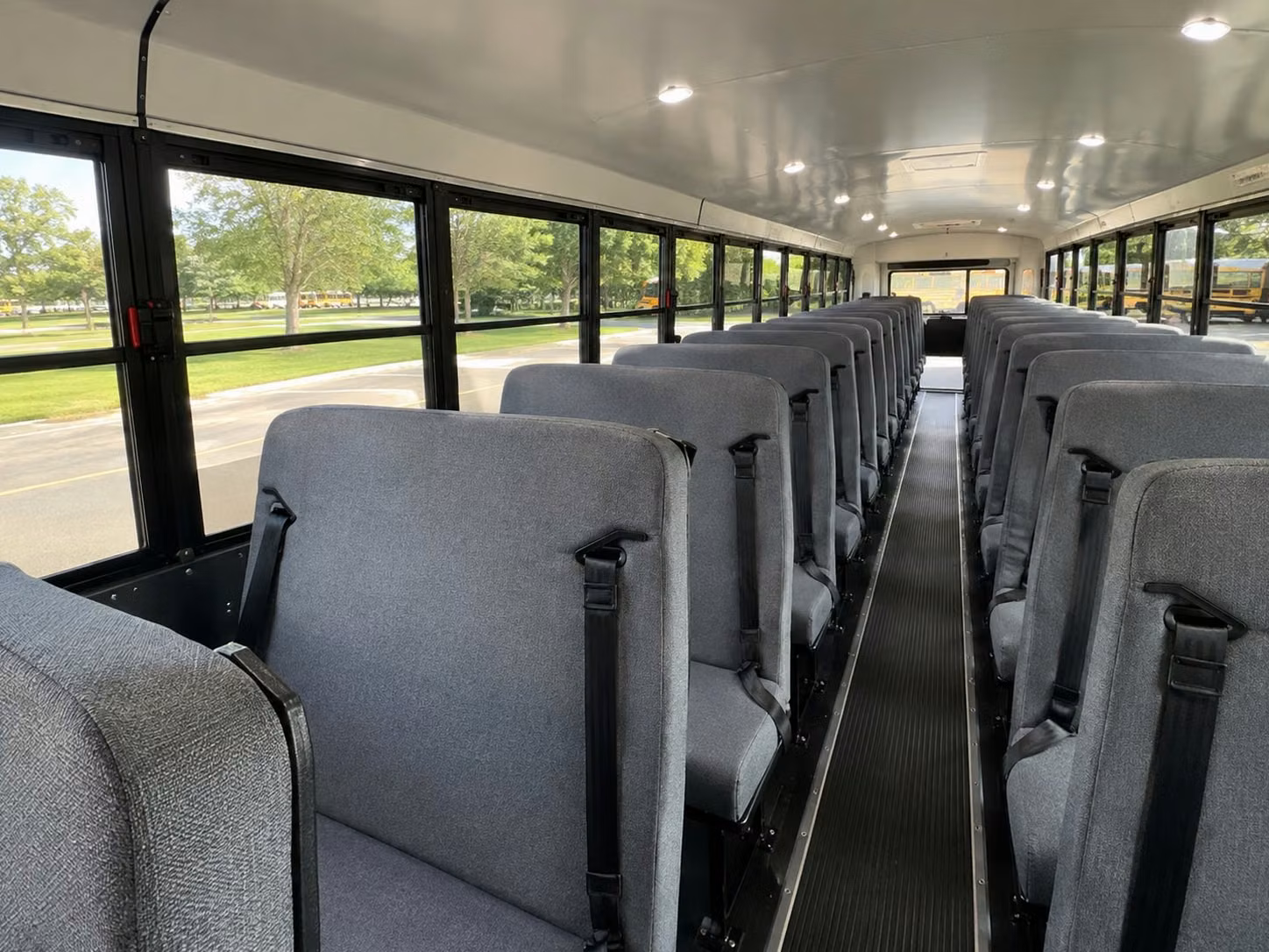school bus interior