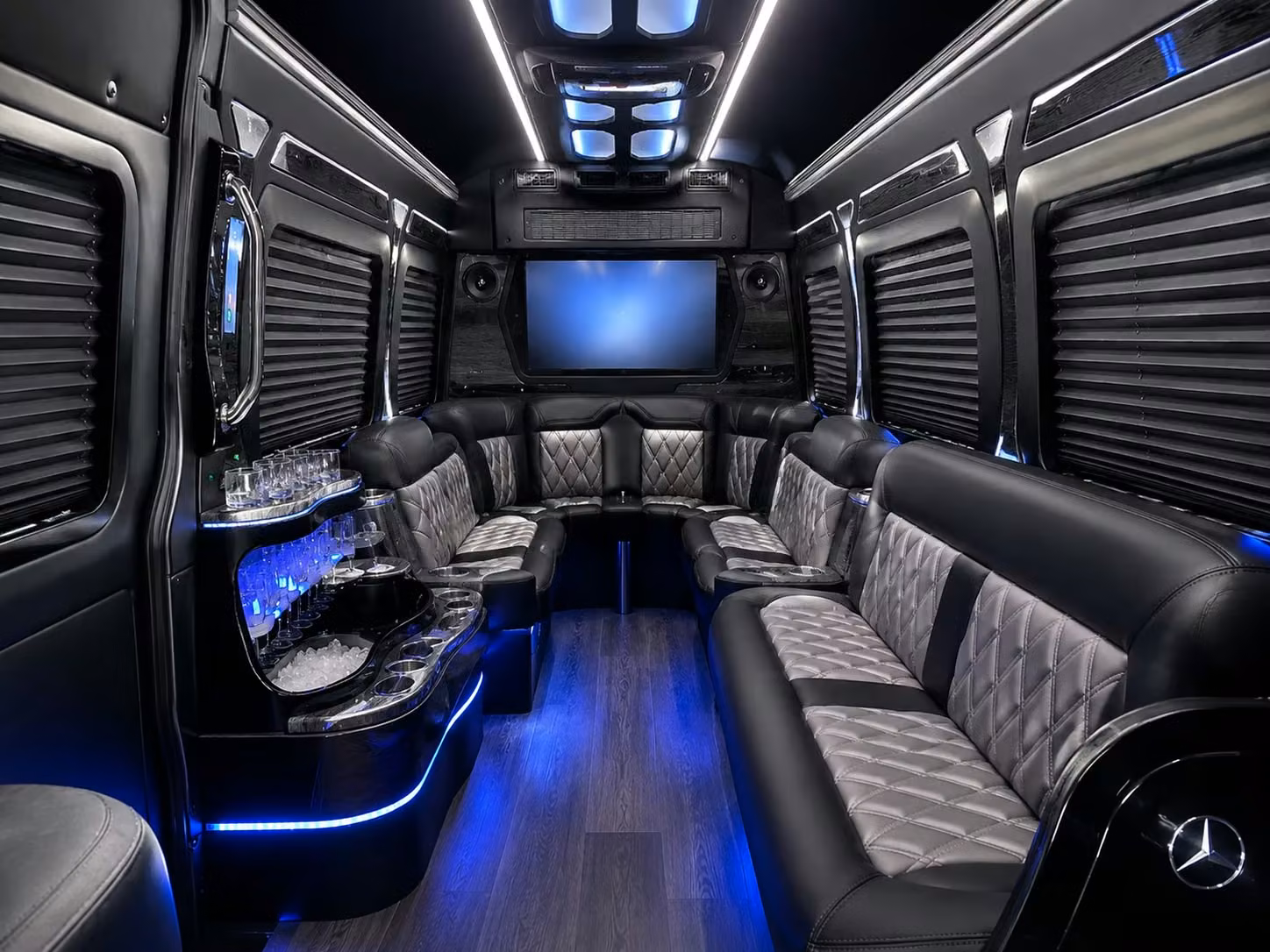 sprinter limousine inside